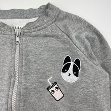 Load image into Gallery viewer, Unisex HUXBABY, fleece-lined zip-up sweater, FUC, size 6,  