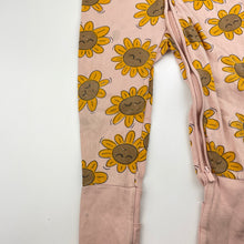 Load image into Gallery viewer, Girls Bonds, zip Wondersuit / zippy / romper, sunflowers, FUC, size 1,  