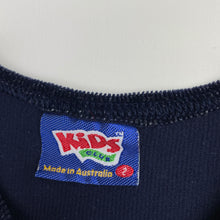 Load image into Gallery viewer, Girls KIDS CLUB, vintage soft feel navy corduroy pinafore dress, FUC, size 2, L: 53cm