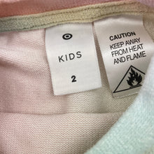 Load image into Gallery viewer, Girls Target, soft feel stretchy pyjama top, FUC, size 2,  