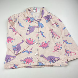 Girls Anko, flannel cotton winter pyjamas, dinosaurs, FUC, size 4,  