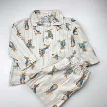 Load image into Gallery viewer, Unisex Peter Rabbit, flannel cotton winter pyjamas, FUC, size 2,  