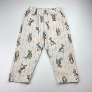 Unisex Peter Rabbit, flannel cotton winter pyjamas, FUC, size 2,  