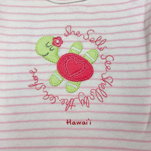 Girls Earth Nymph, embroidered soft cotton bodysuit / romper, NEW, size 000,  