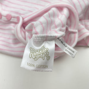Girls Earth Nymph, embroidered soft cotton bodysuit / romper, NEW, size 000,  