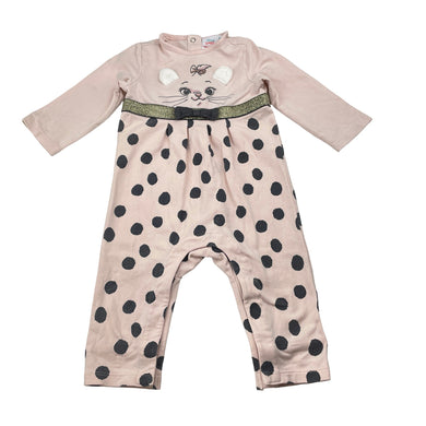 Girls Disney, Aristocats Marie cotton romper, FUC, size 00,  
