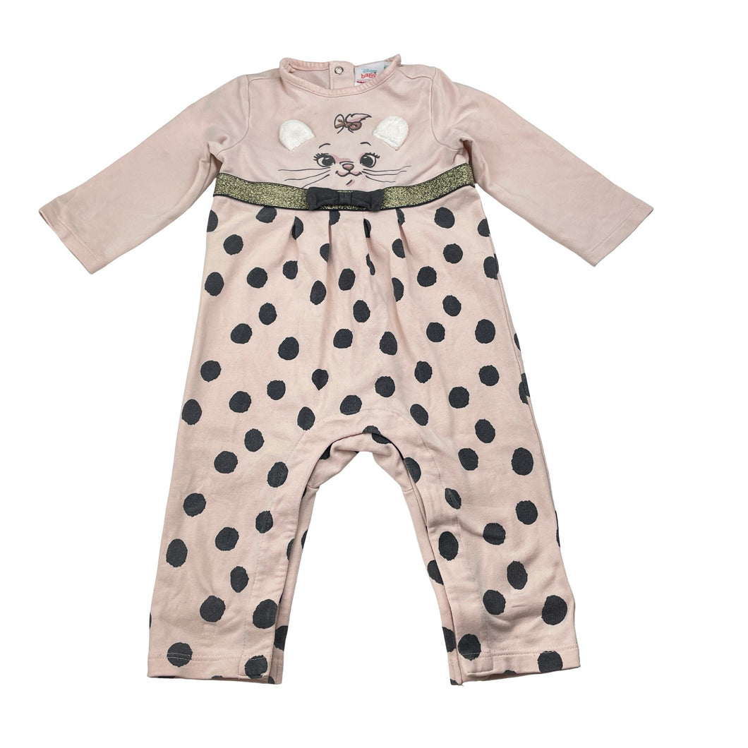 Girls Disney, Aristocats Marie cotton romper, FUC, size 00,  