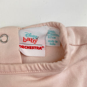 Girls Disney, Aristocats Marie cotton romper, FUC, size 00,  