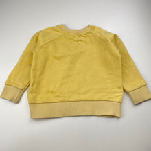 Load image into Gallery viewer, Unisex HUX, organic cotton sweater / jumper, marks front &amp; sleeve, FUC, size 2,  
