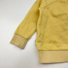 Load image into Gallery viewer, Unisex HUX, organic cotton sweater / jumper, marks front &amp; sleeve, FUC, size 2,  