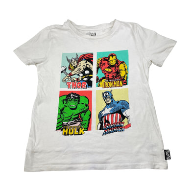 Boys Marvel, superheros cotton tee / top, FUC, size 7,  
