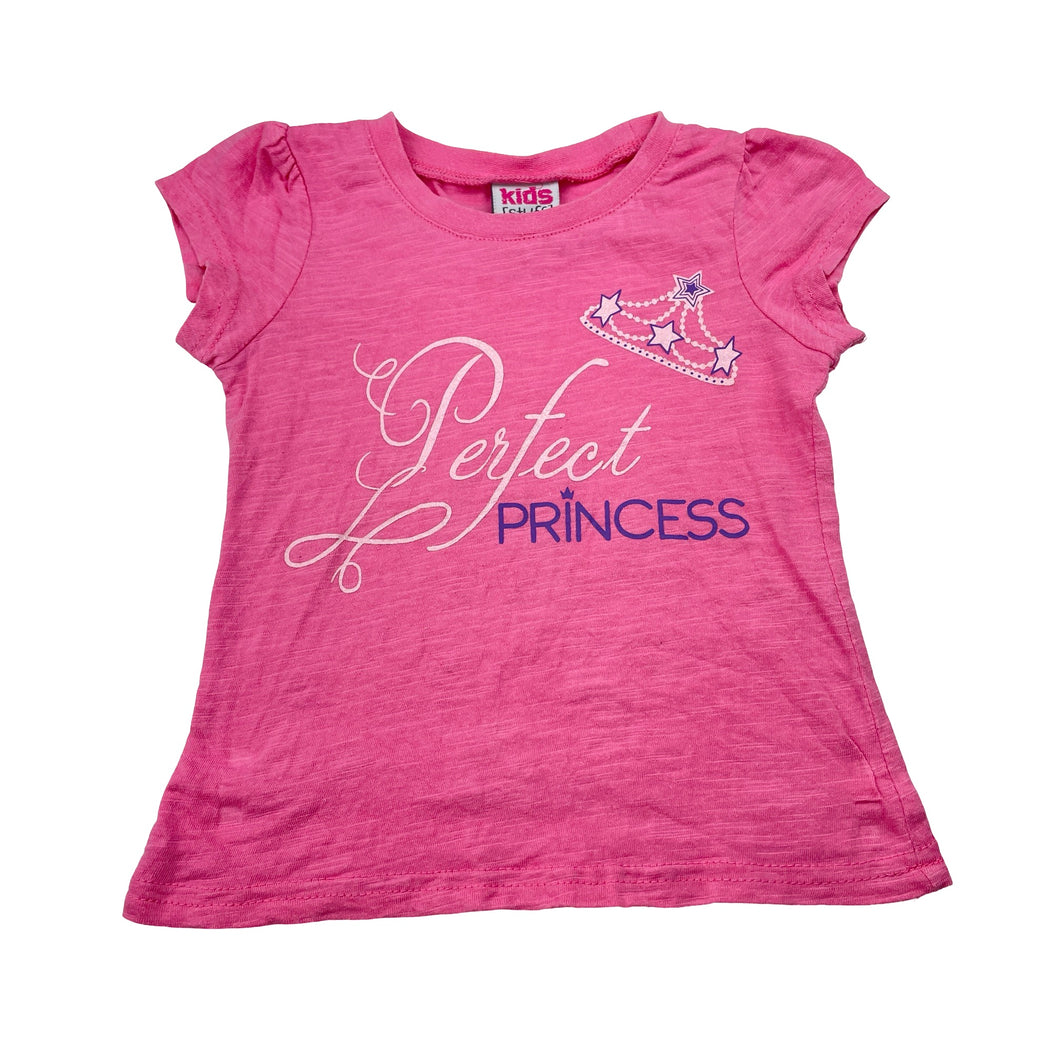 Girls Kids Stuff, pink cotton tee / top, GUC, size 1,  