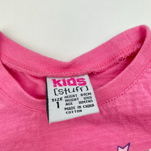 Load image into Gallery viewer, Girls Kids Stuff, pink cotton tee / top, GUC, size 1,  