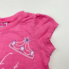 Load image into Gallery viewer, Girls Kids Stuff, pink cotton tee / top, GUC, size 1,  