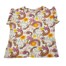 Load image into Gallery viewer, Girls Mango, cotton tee / top, unicorns, GUC, size 2,  