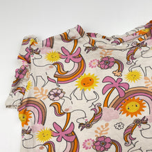 Load image into Gallery viewer, Girls Mango, cotton tee / top, unicorns, GUC, size 2,  