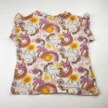 Load image into Gallery viewer, Girls Mango, cotton tee / top, unicorns, GUC, size 2,  