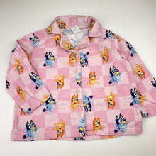 Load image into Gallery viewer, Girls Bluey, flannel cotton winter pyjamas, FUC, size 2,  