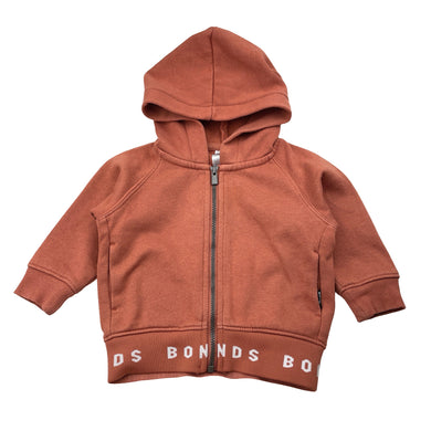 Unisex Bonds, fleece-lined zip hoodie sweater, FUC, size 0,  