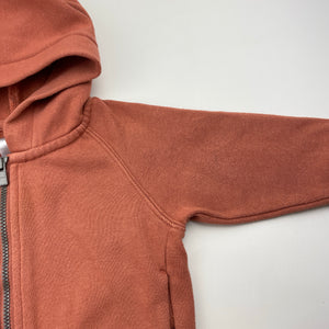 Unisex Bonds, fleece-lined zip hoodie sweater, FUC, size 0,  
