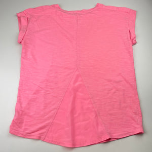 Girls RIVER ISLAND, pink marle lightweight top, small mark lower front, FUC, size 11-12,  