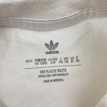Load image into Gallery viewer, Girls Adidas, white cotton tee / top, pink mark on front, FUC, size 6-7,  
