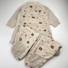 Load image into Gallery viewer, Unisex ergoPouch, 2.5 TOG organic cotton sleepsuit bag, GUC, size 2-4,  