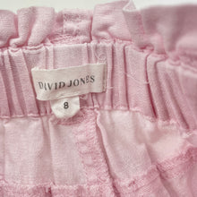 Load image into Gallery viewer, Girls David Jones, pink linen / viscose shorts elasticated, FUC, size 8,  