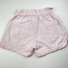 Load image into Gallery viewer, Girls David Jones, pink linen / viscose shorts elasticated, FUC, size 8,  