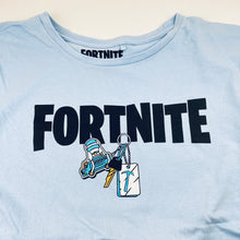 Load image into Gallery viewer, Boys FORTNITE, blue cotton tee / top, EUC, size 16,  