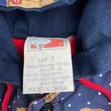 Load image into Gallery viewer, Unisex THE KIDS CLOTHING CO, vintage wadded pram suit romper, wash fade, FUC, size 1,  