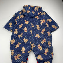 Load image into Gallery viewer, Unisex THE KIDS CLOTHING CO, vintage wadded pram suit romper, wash fade, FUC, size 1,  