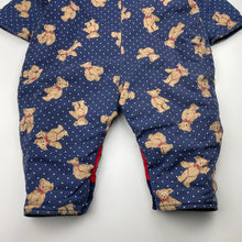 Load image into Gallery viewer, Unisex THE KIDS CLOTHING CO, vintage wadded pram suit romper, wash fade, FUC, size 1,  