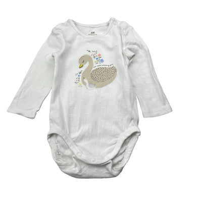 Girls H&M, organic cotton bodysuit / romper, GUC, size 000,  