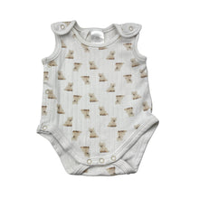 Load image into Gallery viewer, Unisex Dymples, ribbed singletsuit romper, bears, FUC, size 0000,  