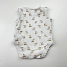 Load image into Gallery viewer, Unisex Dymples, ribbed singletsuit romper, bears, FUC, size 0000,  