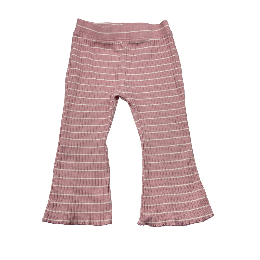 Girls Dymples, ribbed boot-cut leggings/bottoms, elasticated, FUC, size 1,  