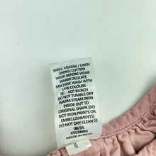 Load image into Gallery viewer, Girls Target, embroidered cotton-lined viscose/linen top, FUC, size 2,  