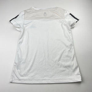 Girls Adidas, CLIMACOOL sports/activewear top, light mark on chest, FUC, size 9-10,  