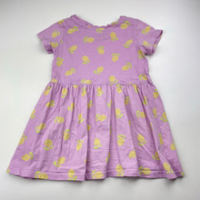 Load image into Gallery viewer, Girls Mango, cotton casual dress, lemons, FUC, size 2, L: 44cm