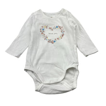 Load image into Gallery viewer, Girls H&amp;M, organic cotton bodysuit / romper, GUC, size 000,  