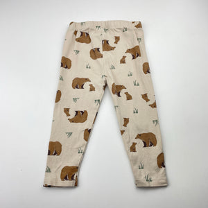 Unisex Dymples, organic cotton blend leggings / bottoms, FUC, size 1,  
