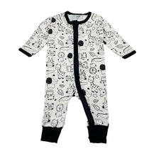 Load image into Gallery viewer, Unisex 4baby, stretchy zip romper, FUC, size 000,  