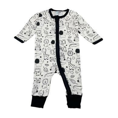 Unisex 4baby, stretchy zip romper, FUC, size 000,  