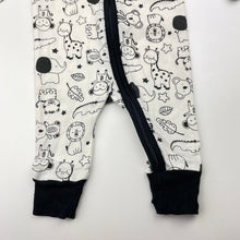 Load image into Gallery viewer, Unisex 4baby, stretchy zip romper, FUC, size 000,  