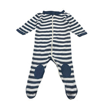 Load image into Gallery viewer, Unisex Gaia, organic cotton zip coverall / romper, wash fade, FUC, size 000,  