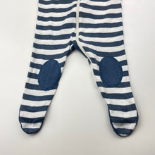 Load image into Gallery viewer, Unisex Gaia, organic cotton zip coverall / romper, wash fade, FUC, size 000,  