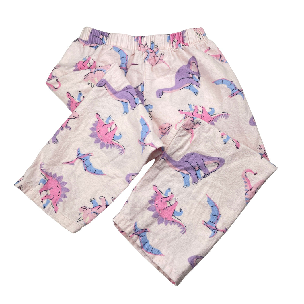 Girls Anko, flannel cotton pyjama pants, dinosaurs, EUC, size 3,  