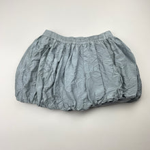 Load image into Gallery viewer, Girls Child by Petals INK, blue-grey bubble skirt, elasticated, L: 26cm, GUC, size 5,  