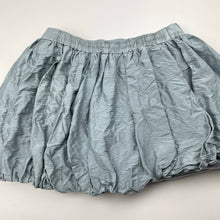 Load image into Gallery viewer, Girls Child by Petals INK, blue-grey bubble skirt, elasticated, L: 26cm, GUC, size 5,  
